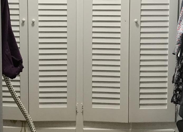 Before the renovations - Wardrobe closet